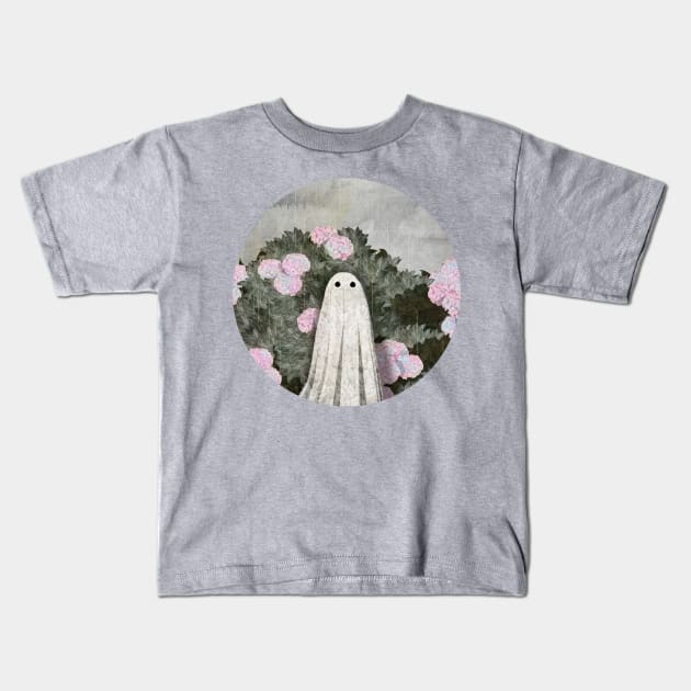 Hydrangeas Kids T-Shirt by KatherineBlowerDesigns